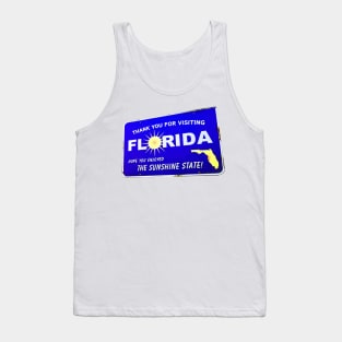 Florida Man netflix mini series themed graphic design by ironpalette Tank Top